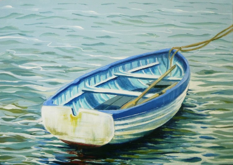 Dinghy with Oars -March 2015