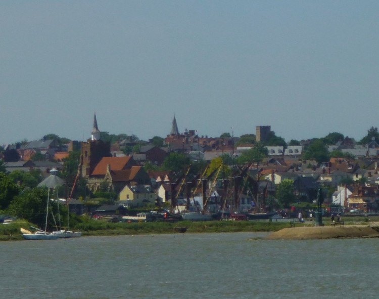 Maldon from the sea wall