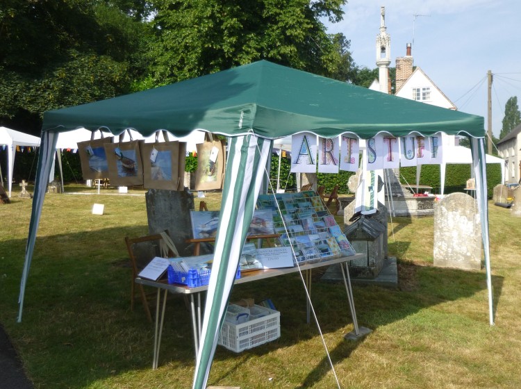 My little Art Stuff stall at the Fete