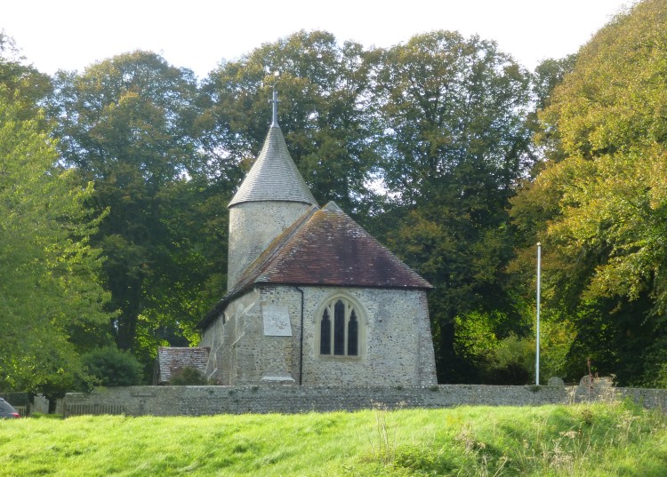 The lovely church at Southease