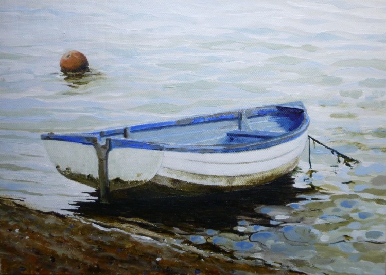 Dinghy on the Falling Tide