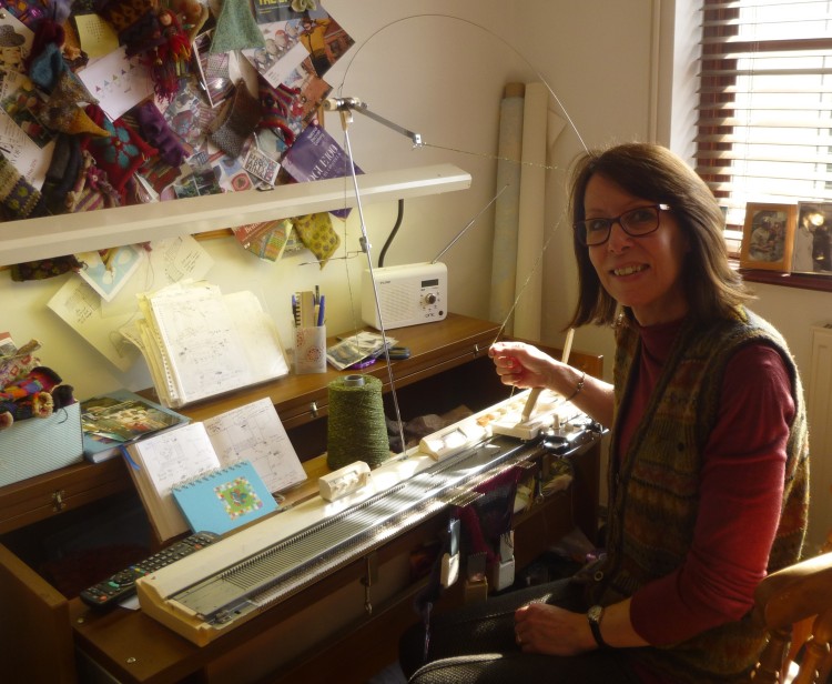 Caroline Sullivan in her studio