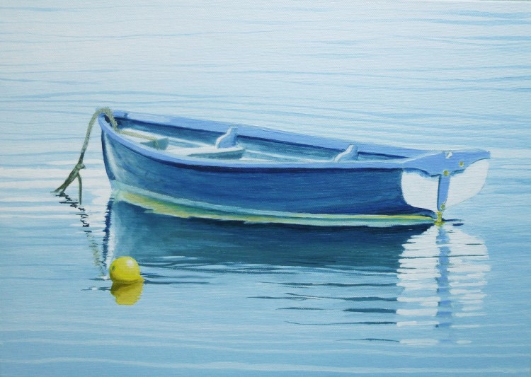 Dinghy on Still Water