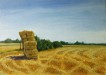 August straw stack, Kirby le Soken - Sally Pudney