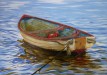 Maldon Dinghy, caught by the wash - Sally Pudney
