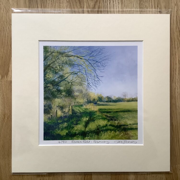 Essex Field February limited edition mini-print