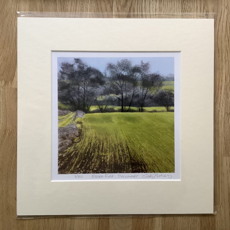 Essex Field December limited edition mini print