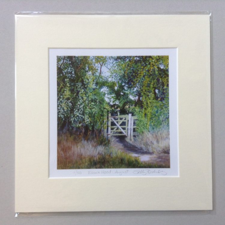 ‘Essex Wood: August’ limited edition mini-print