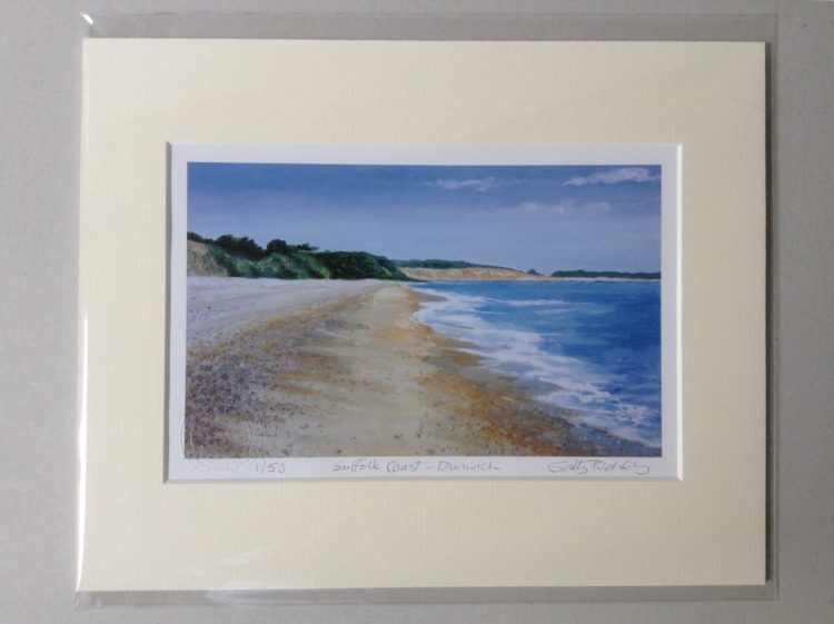 ‘Suffolk Coast (Dunwich)’ limited edition mini-print