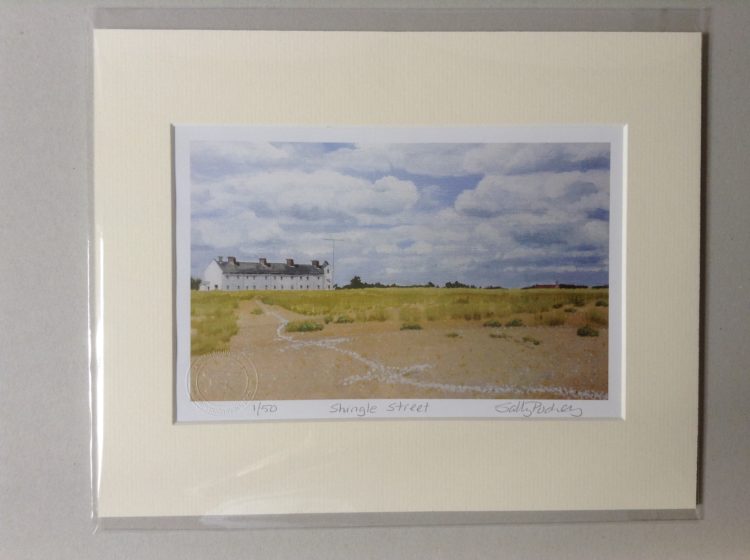 ‘Shingle Street on the Summer Solstice’ limited edition mini-print