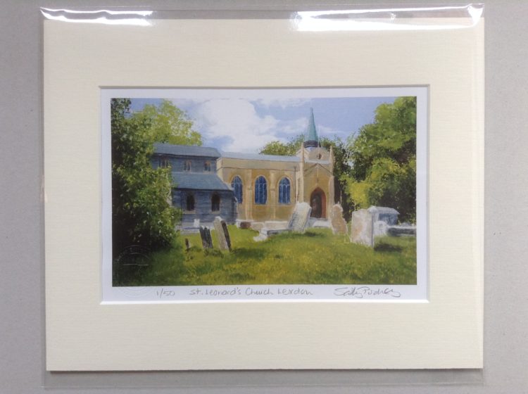 ‘St Leonard’s Church, Lexden’ limited edition mini-print