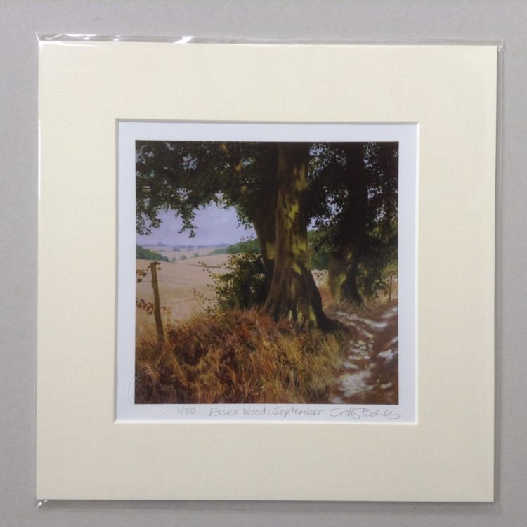 ‘Essex Wood: September’ limited edition mini-print