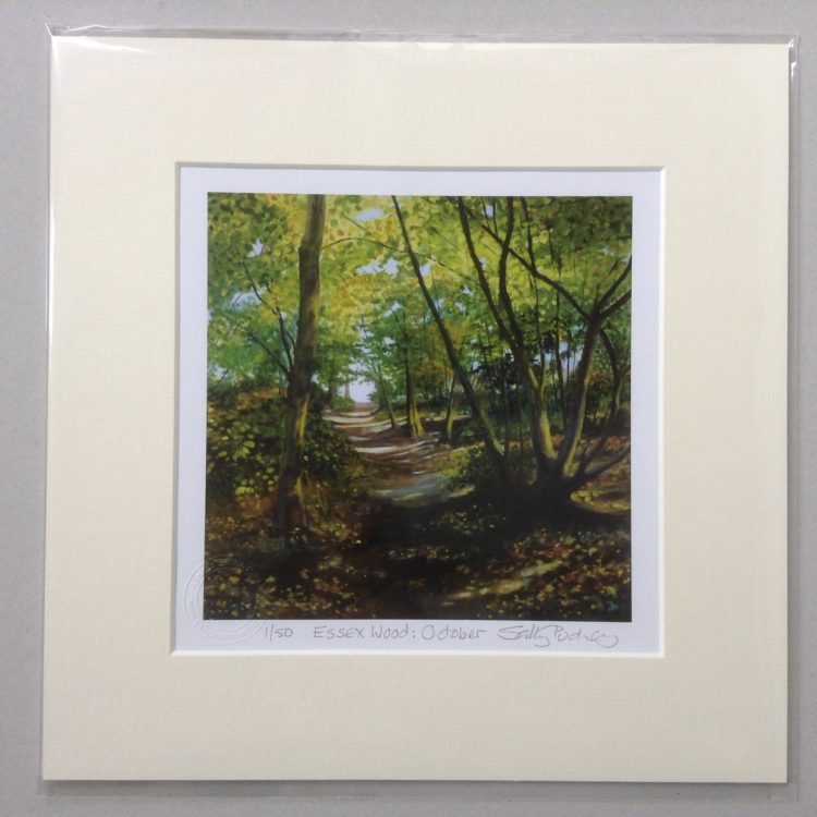 ‘Essex Wood: October’ limited edition mini-print