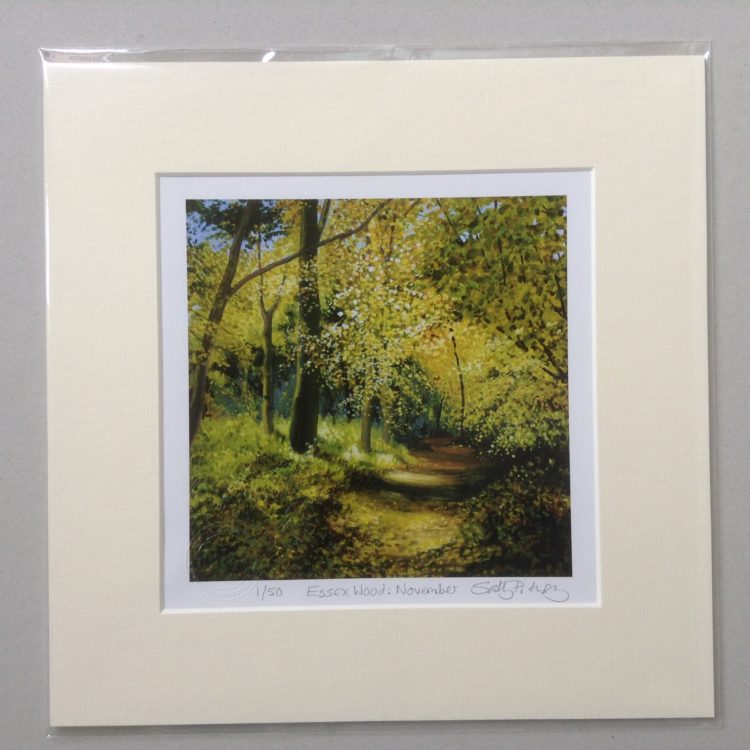 ‘Essex Wood: November’ limited edition mini-print